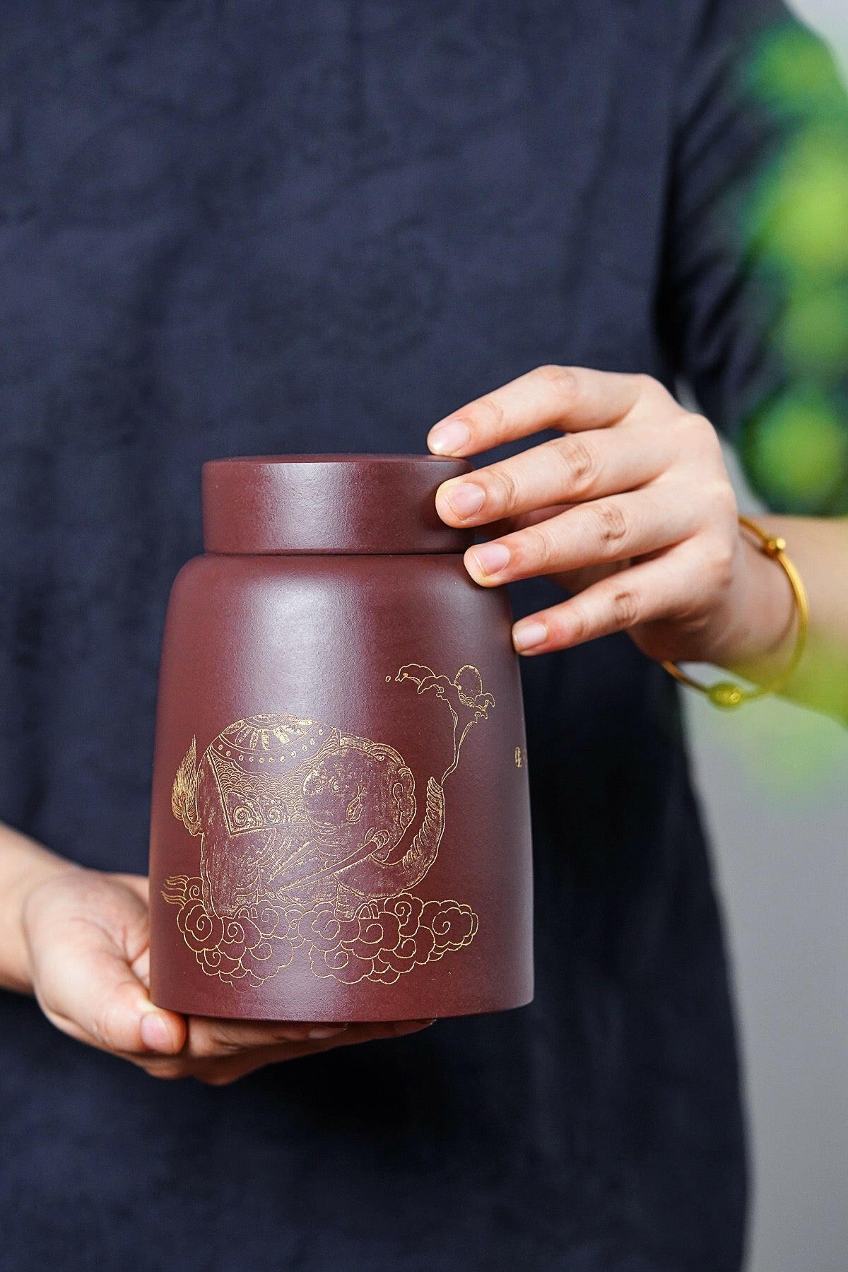 Cha Cang - Yixing Handmade Zisha Teacan - zycs_China