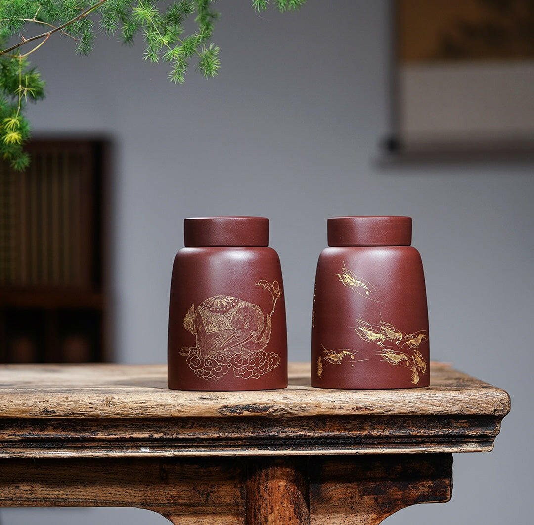 Cha Cang - Yixing Handmade Zisha Teacan - zycs_China