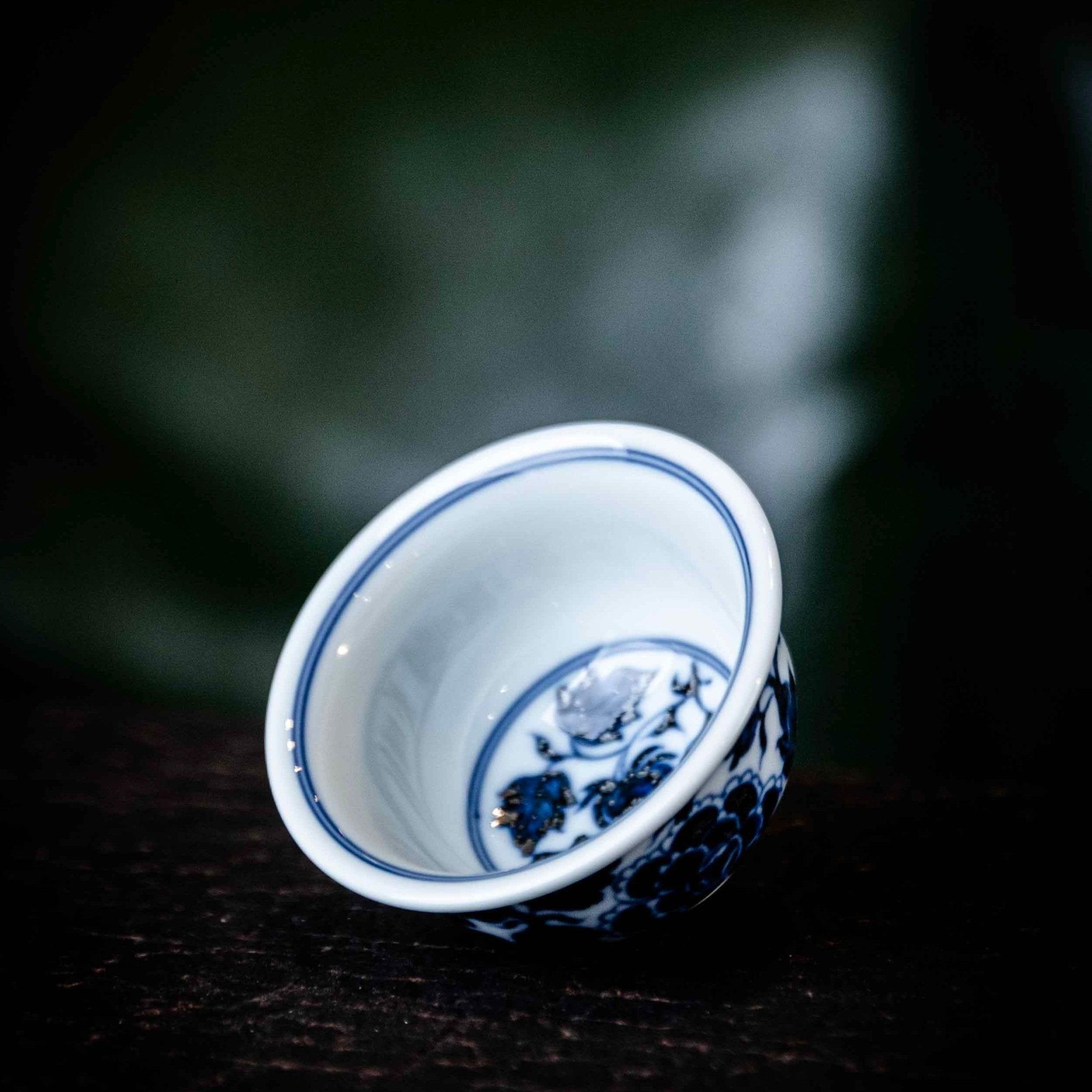 Chan Zhi 120cc - Jing De Zhen Porcelain Gaiwan - zycs_China