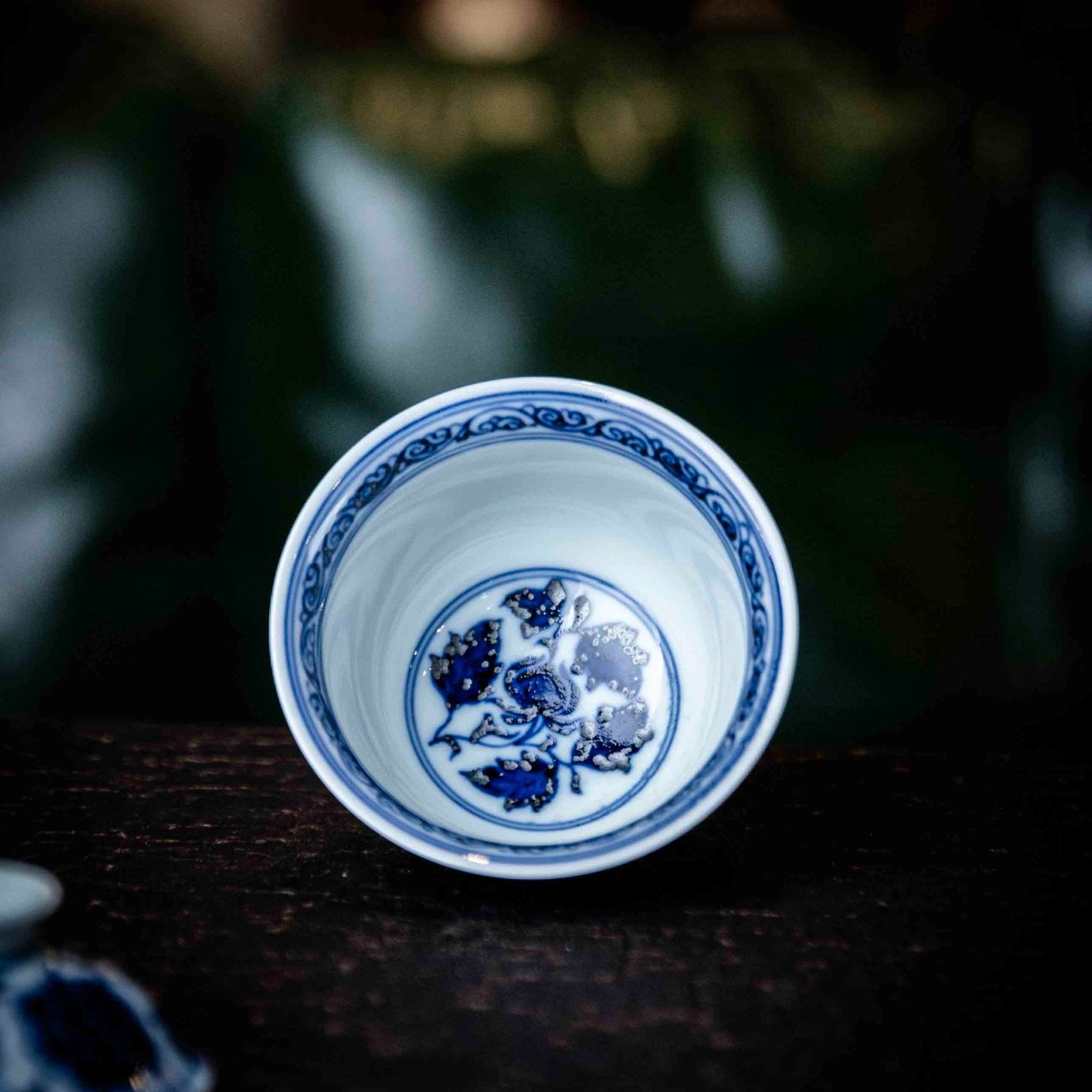 Chan Zhi 120cc - Jing De Zhen Porcelain Gaiwan - zycs_China