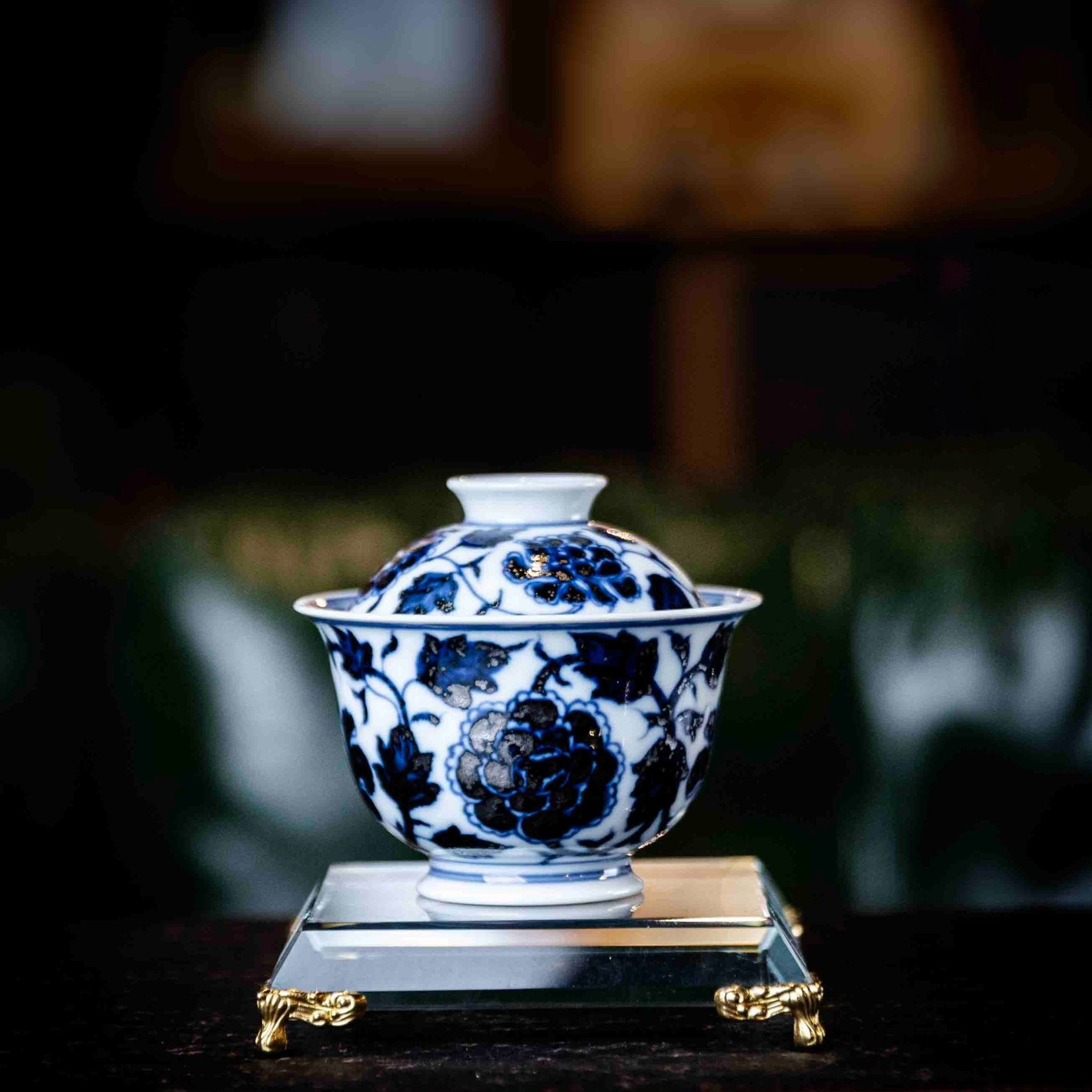 Chan Zhi 120cc - Jing De Zhen Porcelain Gaiwan - zycs_China