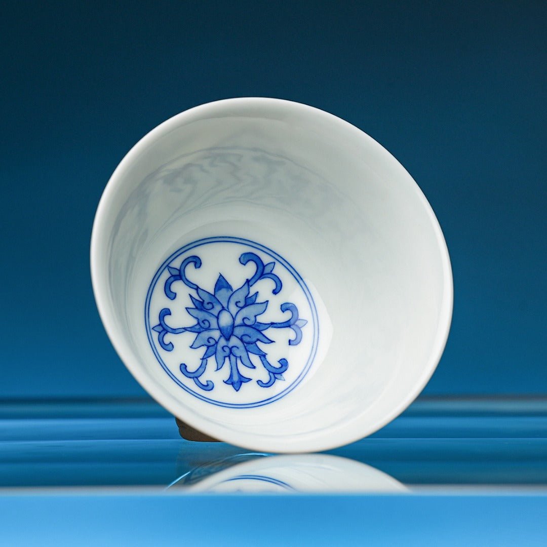 Chan Zhi 130cc - Jing De Zhen Porcelain Gaiwan - zycs_China