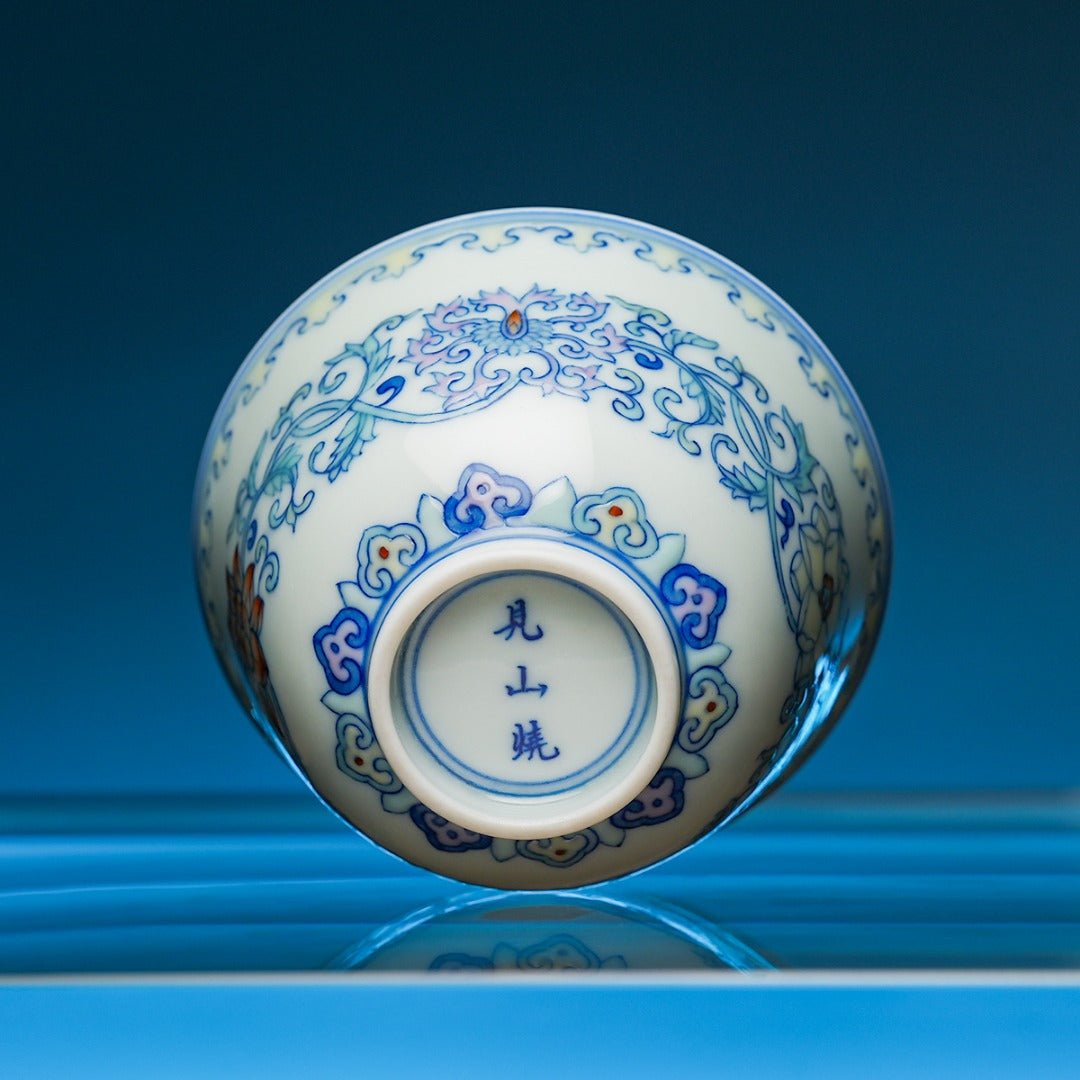 Chan Zhi 130cc - Jing De Zhen Porcelain Gaiwan - zycs_China