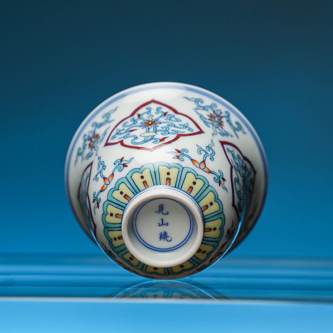 Chan Zhi 130cc - Jing De Zhen Porcelain Gaiwan - zycs_China