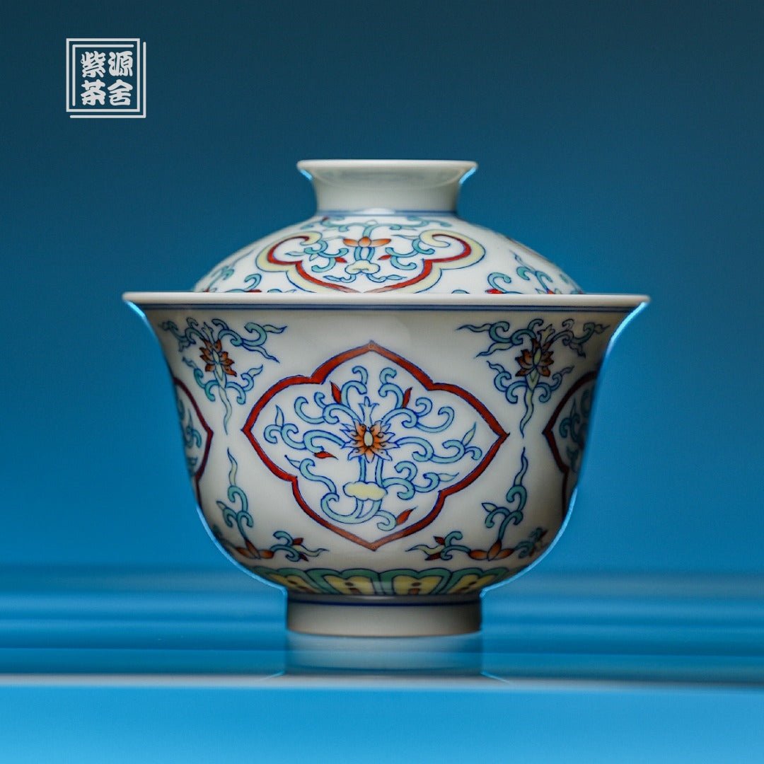 Chan Zhi 130cc - Jing De Zhen Porcelain Gaiwan - zycs_China