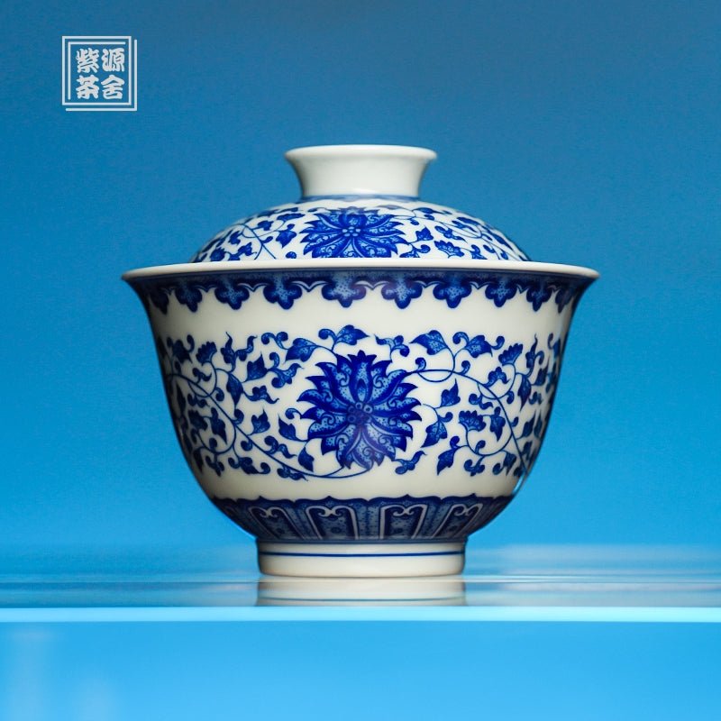 Chan Zhi 130cc - Jing De Zhen Porcelain Gaiwan - zycs_China