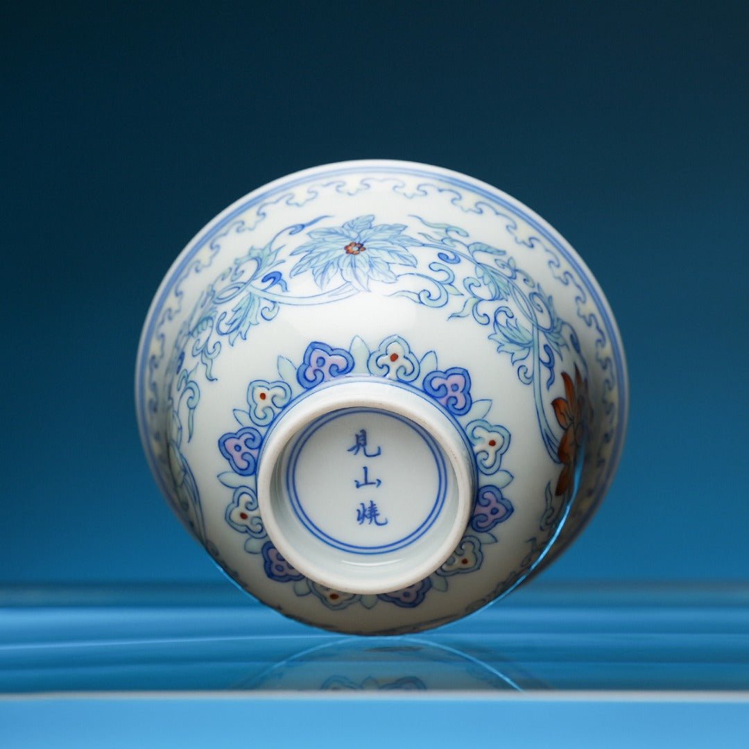 Chan Zhi 130cc - Jing De Zhen Porcelain Gaiwan - zycs_China