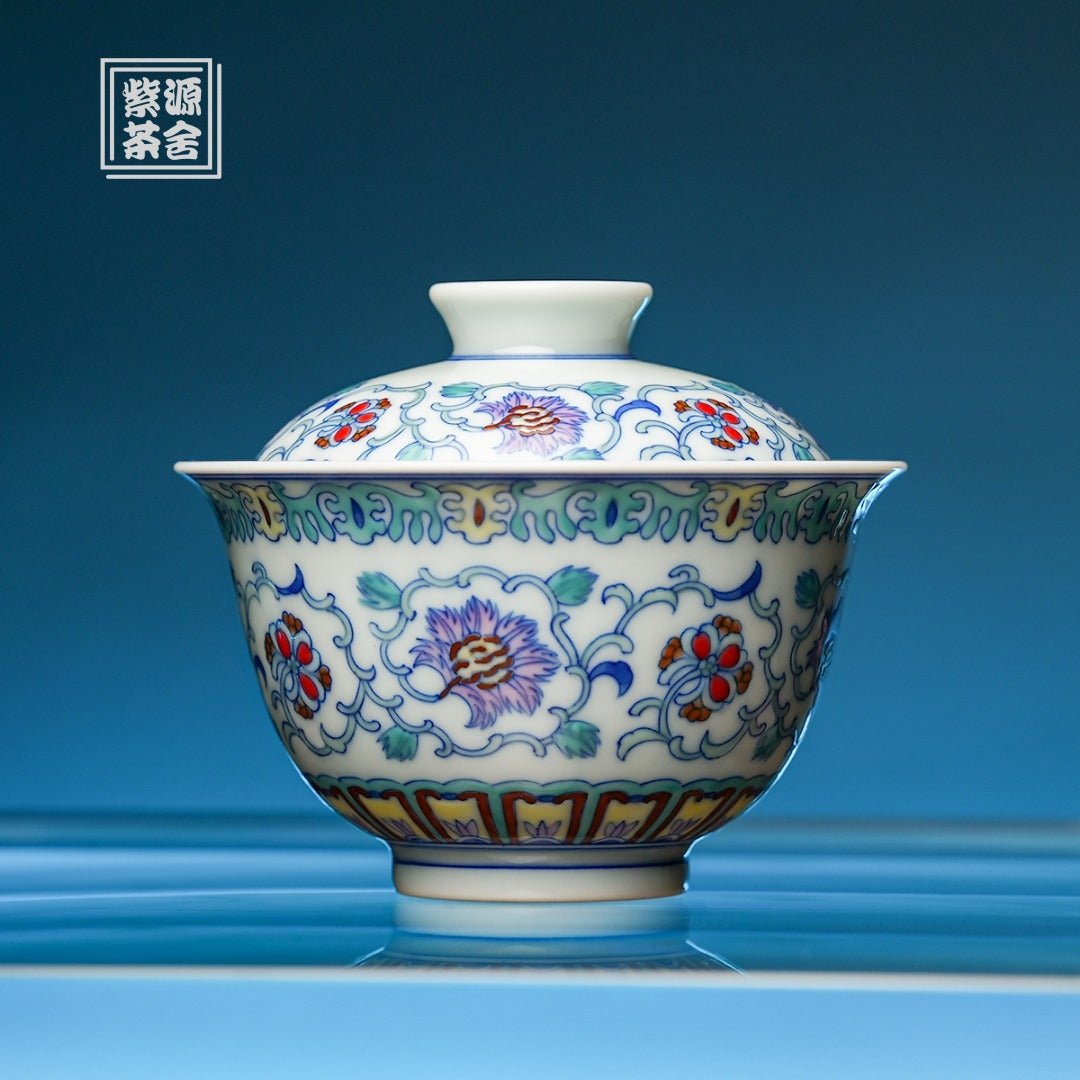 Chan Zhi 135cc - Jing De Zhen Porcelain Gaiwan - zycs_China