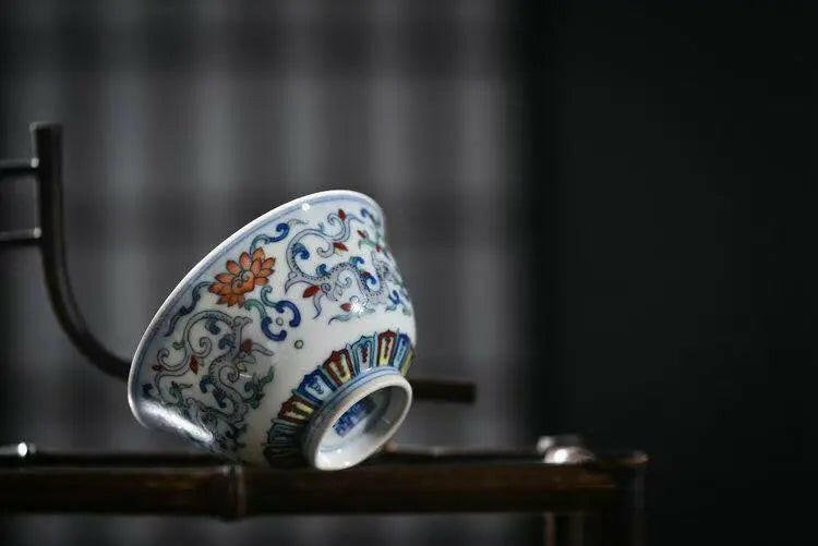 Chan Zhi Chi Long - Jing De Zhen Porcelain Teacup - zycs_China - tea - teapot