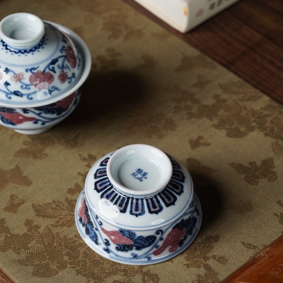 Chan Zhi Feng Wei 165cc - Jing De Zhen Porcelain Gaiwan - zycs_China