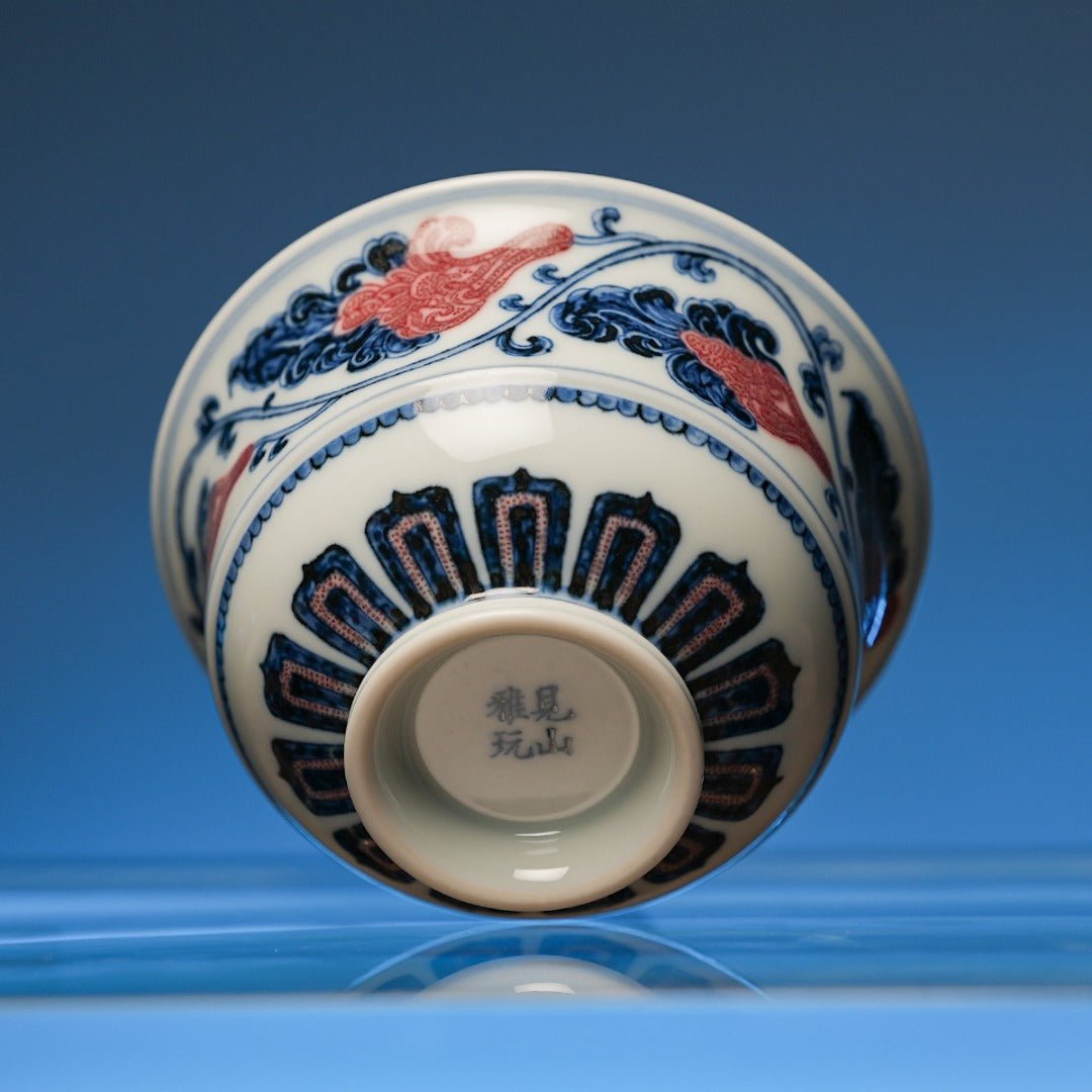 Chan Zhi Feng Wei 165cc - Jing De Zhen Porcelain Gaiwan - zycs_China