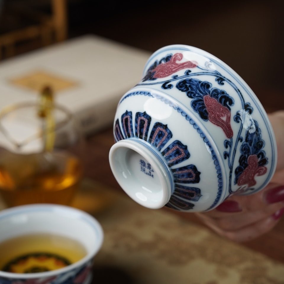 Chan Zhi Feng Wei 165cc - Jing De Zhen Porcelain Gaiwan - zycs_China