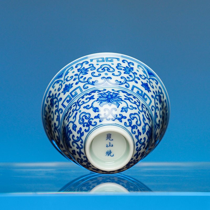 Chan Zhi Hu Lu 90cc - Jing De Zhen Porcelain Gaiwan - zycs_China