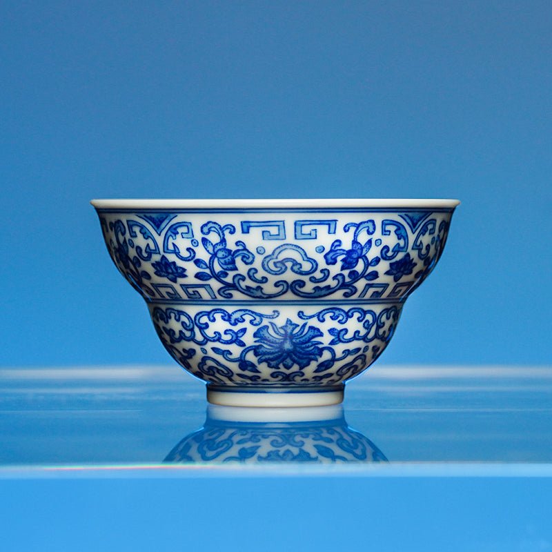 Chan Zhi Hu Lu 90cc - Jing De Zhen Porcelain Gaiwan - zycs_China