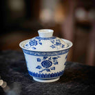 Chan Zhi Hua Hui 125cc - Jing De Zhen Porcelain Gaiwan - zycs_China