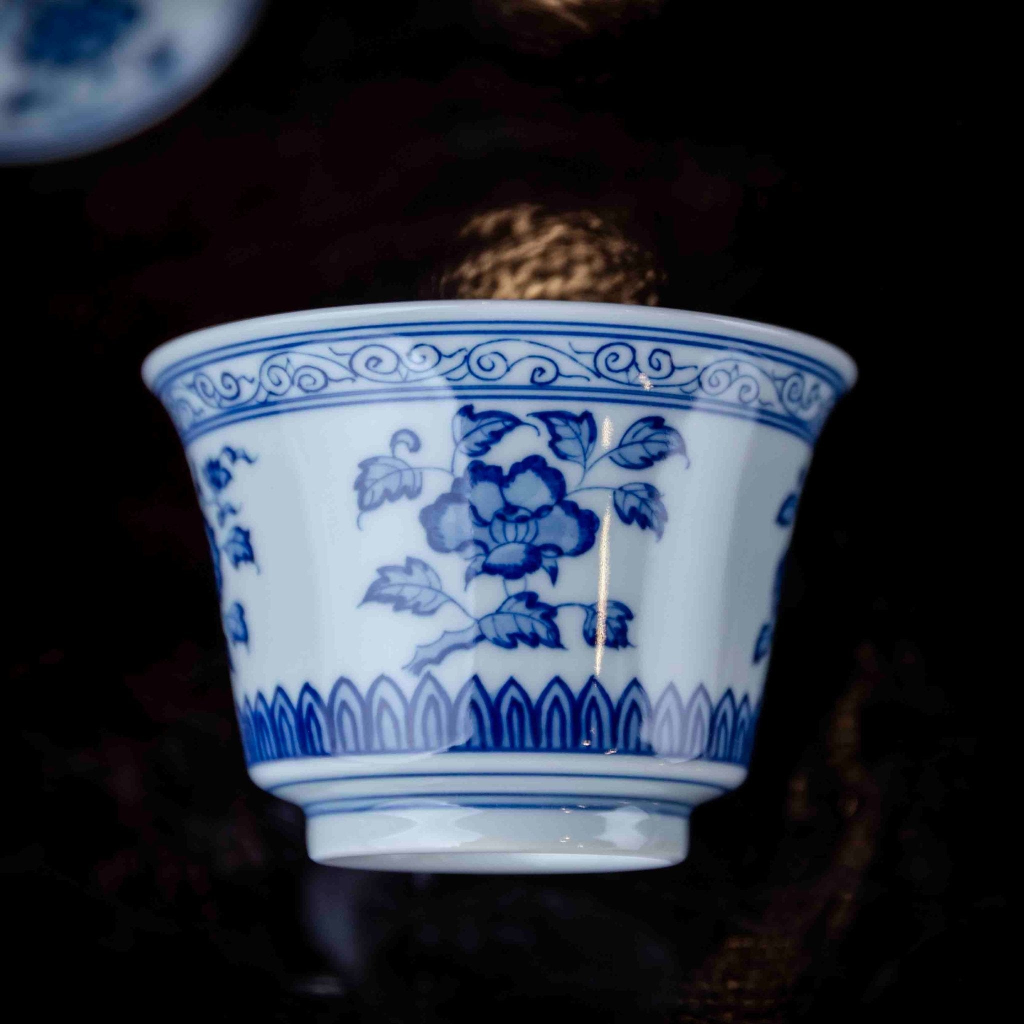 Chan Zhi Hua Hui 125cc - Jing De Zhen Porcelain Gaiwan - zycs_China