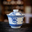 Chan Zhi Hua Hui 125cc - Jing De Zhen Porcelain Gaiwan - zycs_China