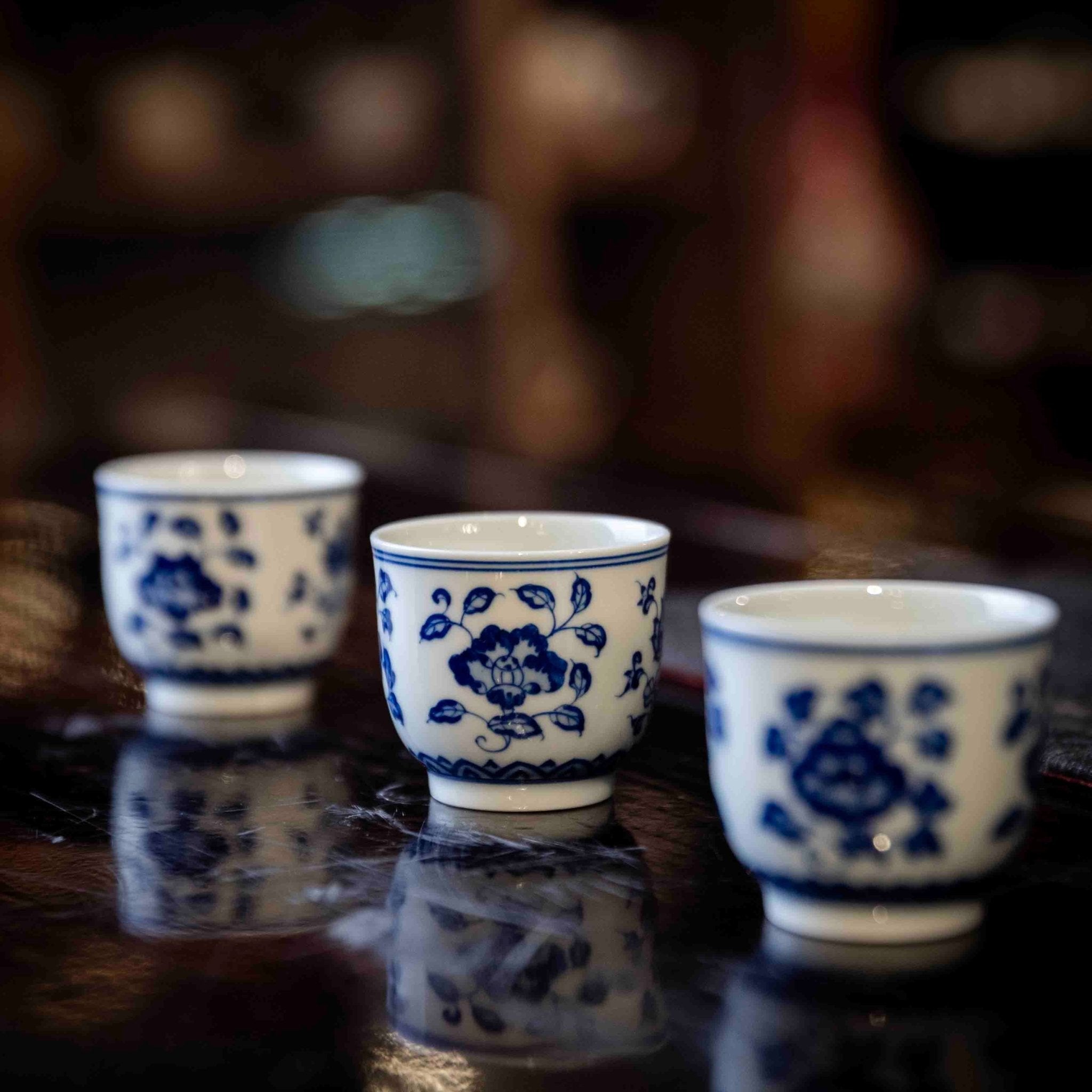 Chan Zhi Hua Hui 125cc - Jing De Zhen Porcelain Gaiwan - zycs_China