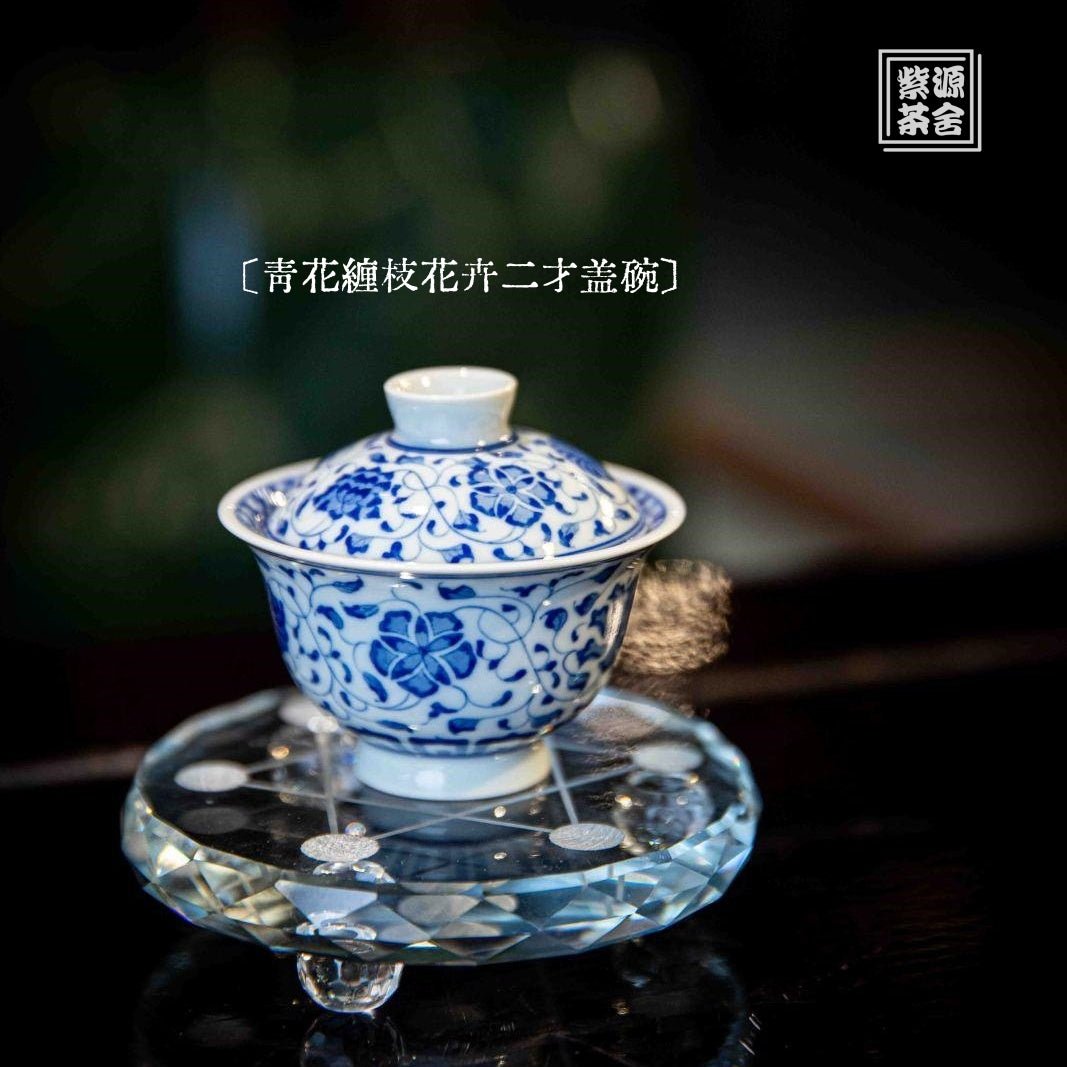 Chan Zhi Hua Hui 50cc - Jing De Zhen Porcelain Gaiwan - zycs_China