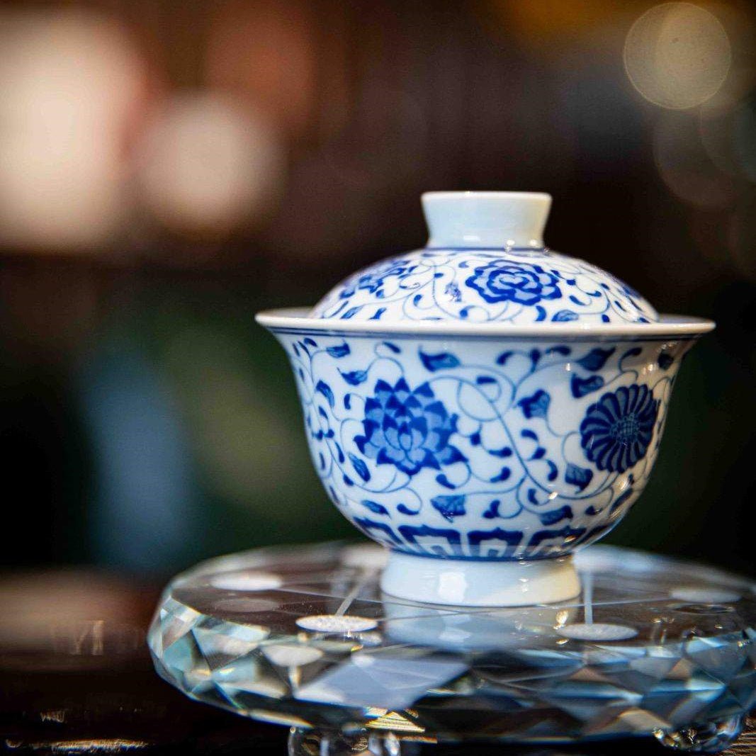 Chan Zhi Hua Hui 50cc - Jing De Zhen Porcelain Gaiwan - zycs_China