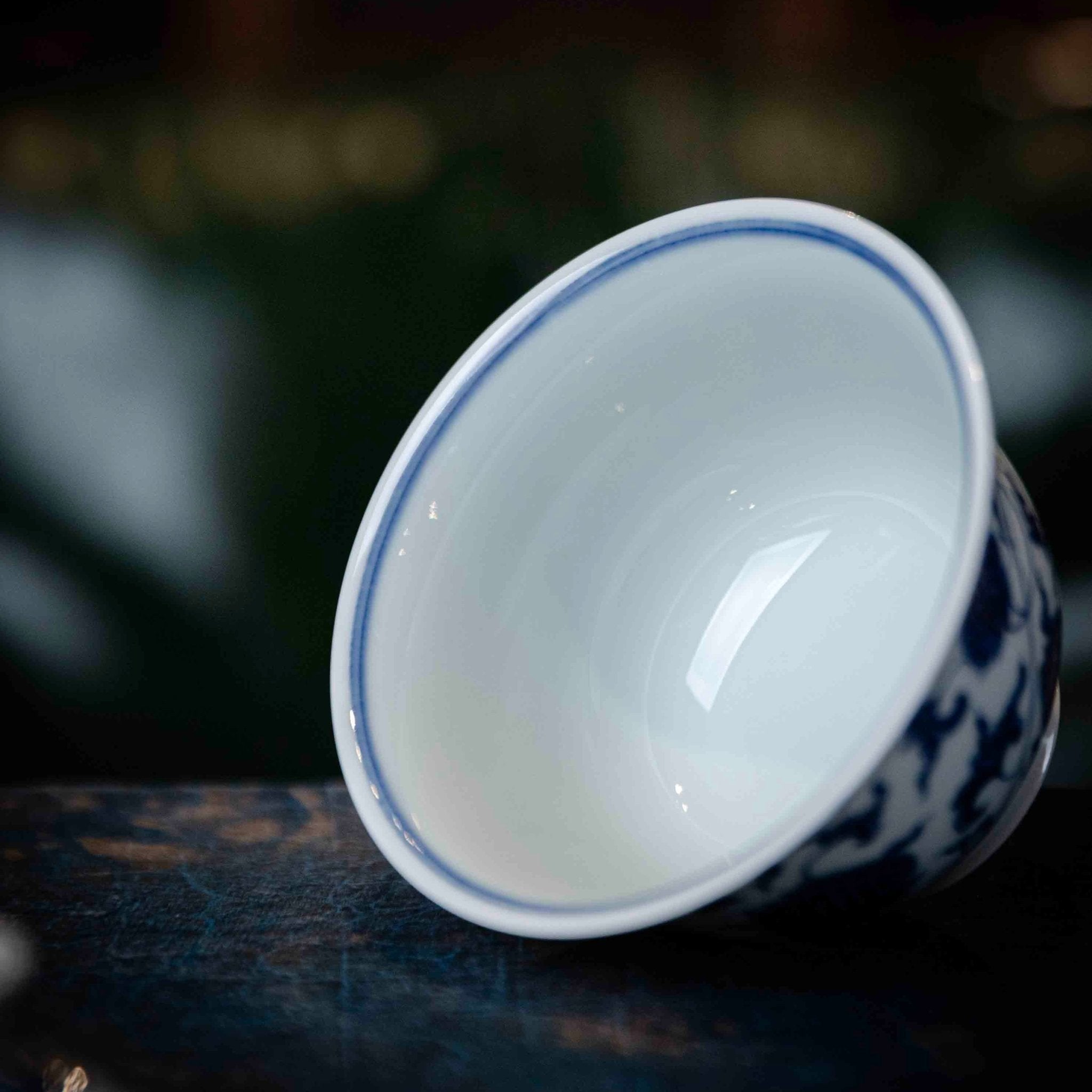 Chan Zhi Ju Hua 160cc - Jing De Zhen Porcelain Gaiwan - zycs_China