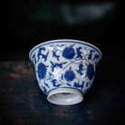 Chan Zhi Ju Hua 160cc - Jing De Zhen Porcelain Gaiwan zycschina