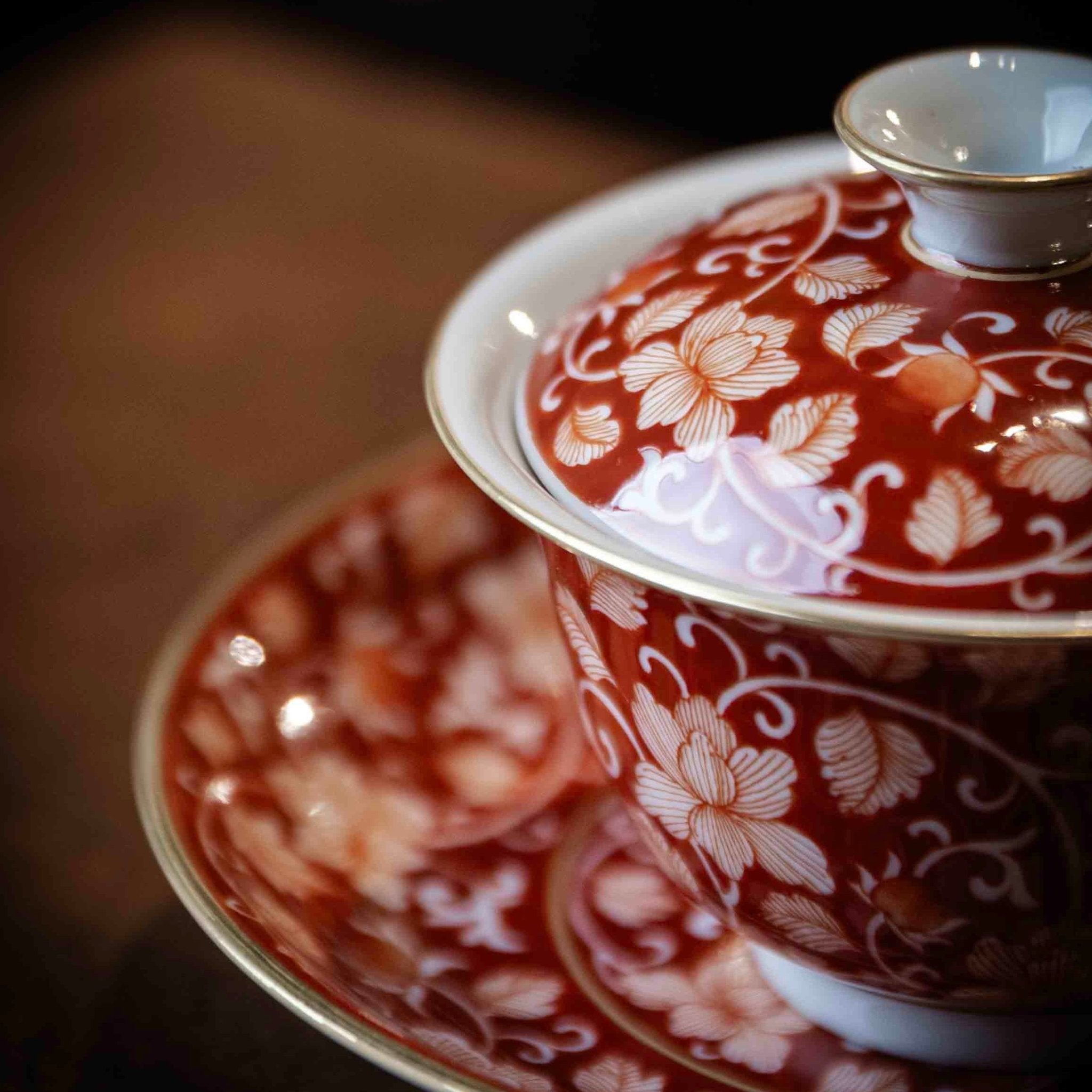 Chan Zhi Lian 100cc - Jing De Zhen Porcelain Gaiwan - zycs_China