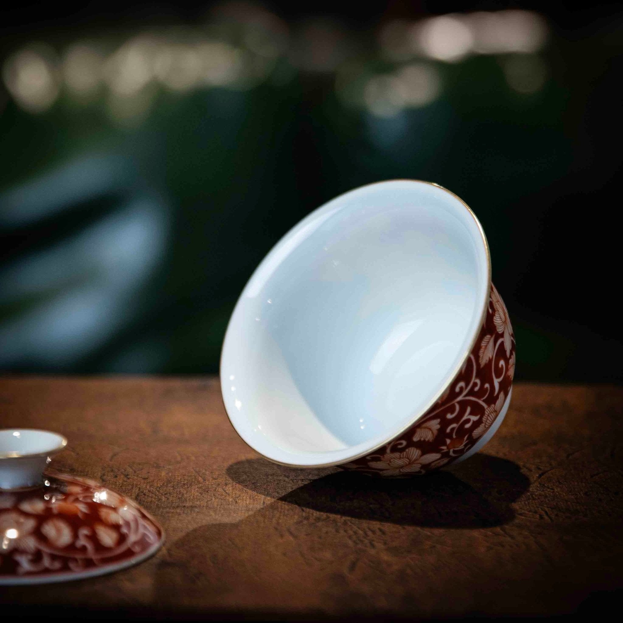 Chan Zhi Lian 100cc - Jing De Zhen Porcelain Gaiwan - zycs_China