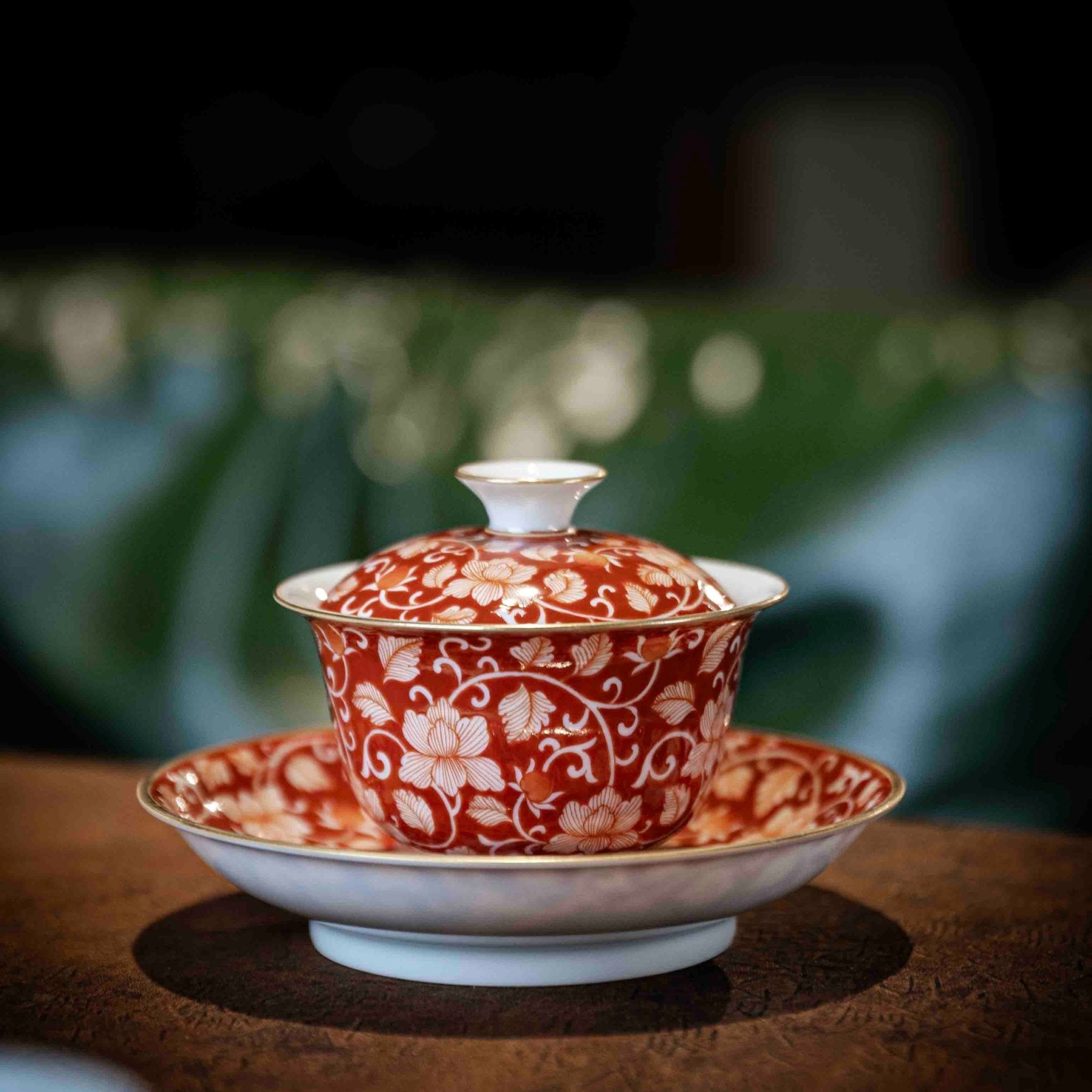 Chan Zhi Lian 100cc - Jing De Zhen Porcelain Gaiwan - zycs_China