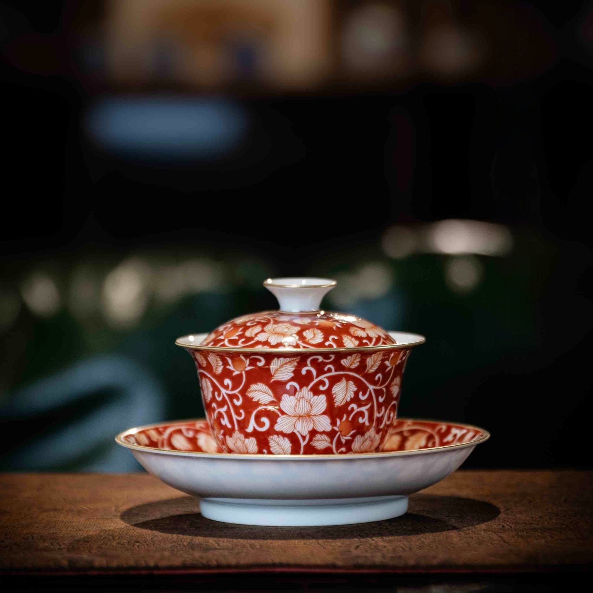 Chan Zhi Lian 100cc - Jing De Zhen Porcelain Gaiwan - zycs_China