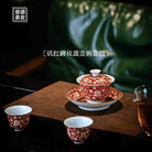 Chan Zhi Lian 100cc - Jing De Zhen Porcelain Gaiwan - zycs_China