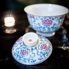 Chan Zhi Lian 120cc - Jing De Zhen Porcelain Gaiwan - zycs_China