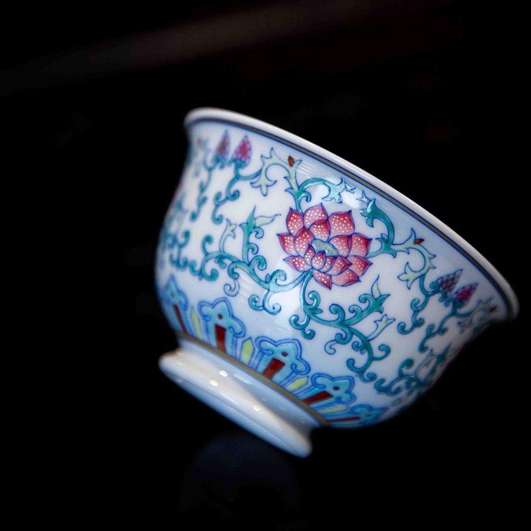 Chan Zhi Lian 120cc - Jing De Zhen Porcelain Gaiwan - zycs_China