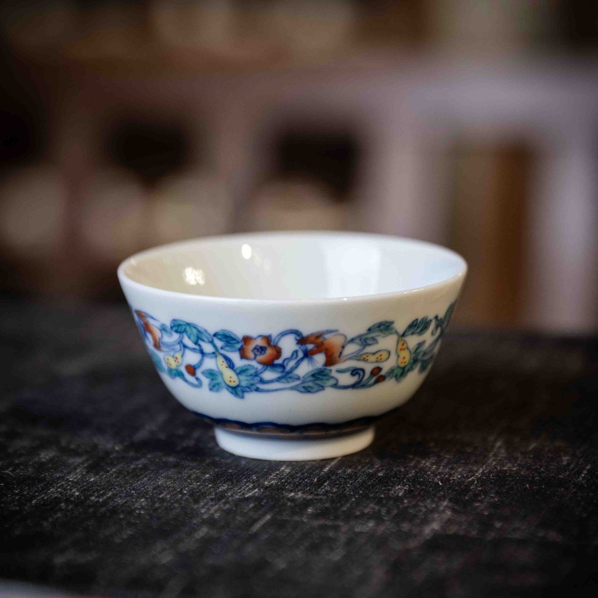 Chan Zhi Lian 150cc - Jing De Zhen Porcelain Gaiwan - zycs_China