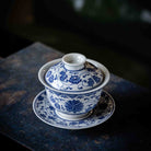 Chan Zhi Lian 150cc - Jing De Zhen Porcelain Gaiwan - zycs_China
