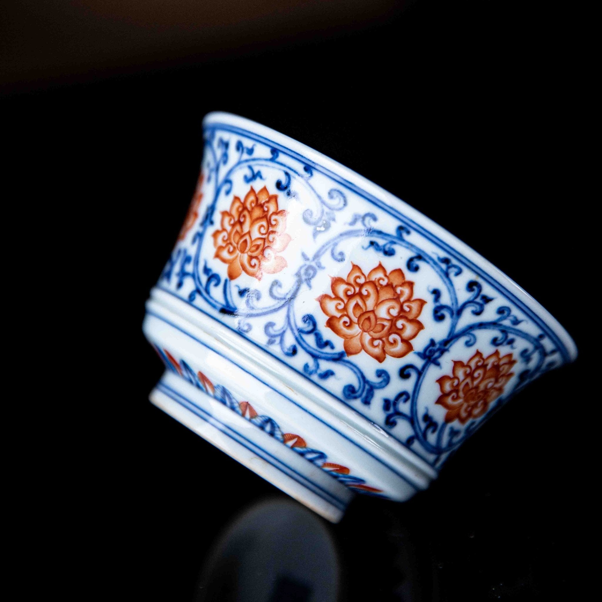 Chan Zhi Lian 150cc - Jing De Zhen Porcelain Gaiwan - zycs_China