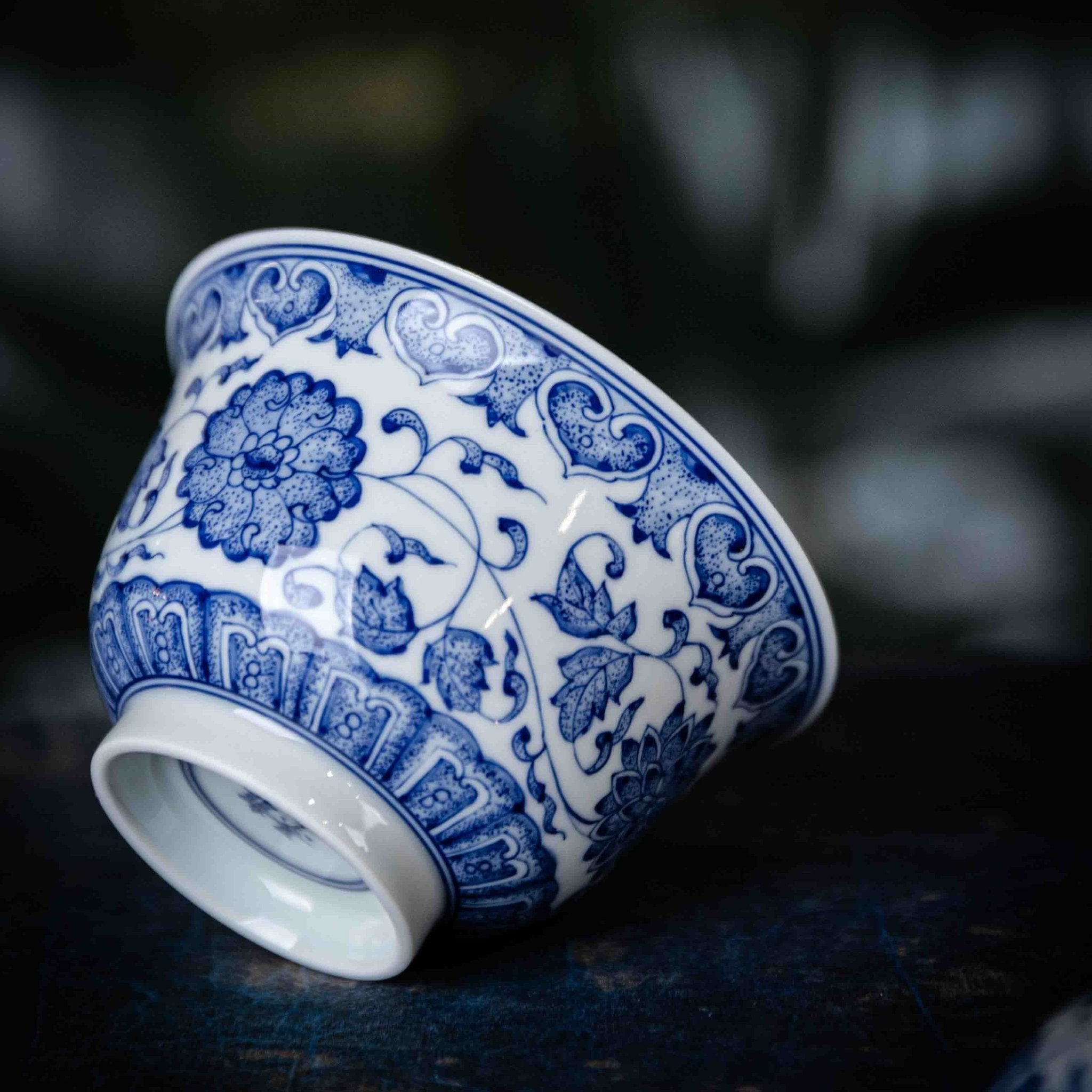 Chan Zhi Lian 150cc - Jing De Zhen Porcelain Gaiwan - zycs_China