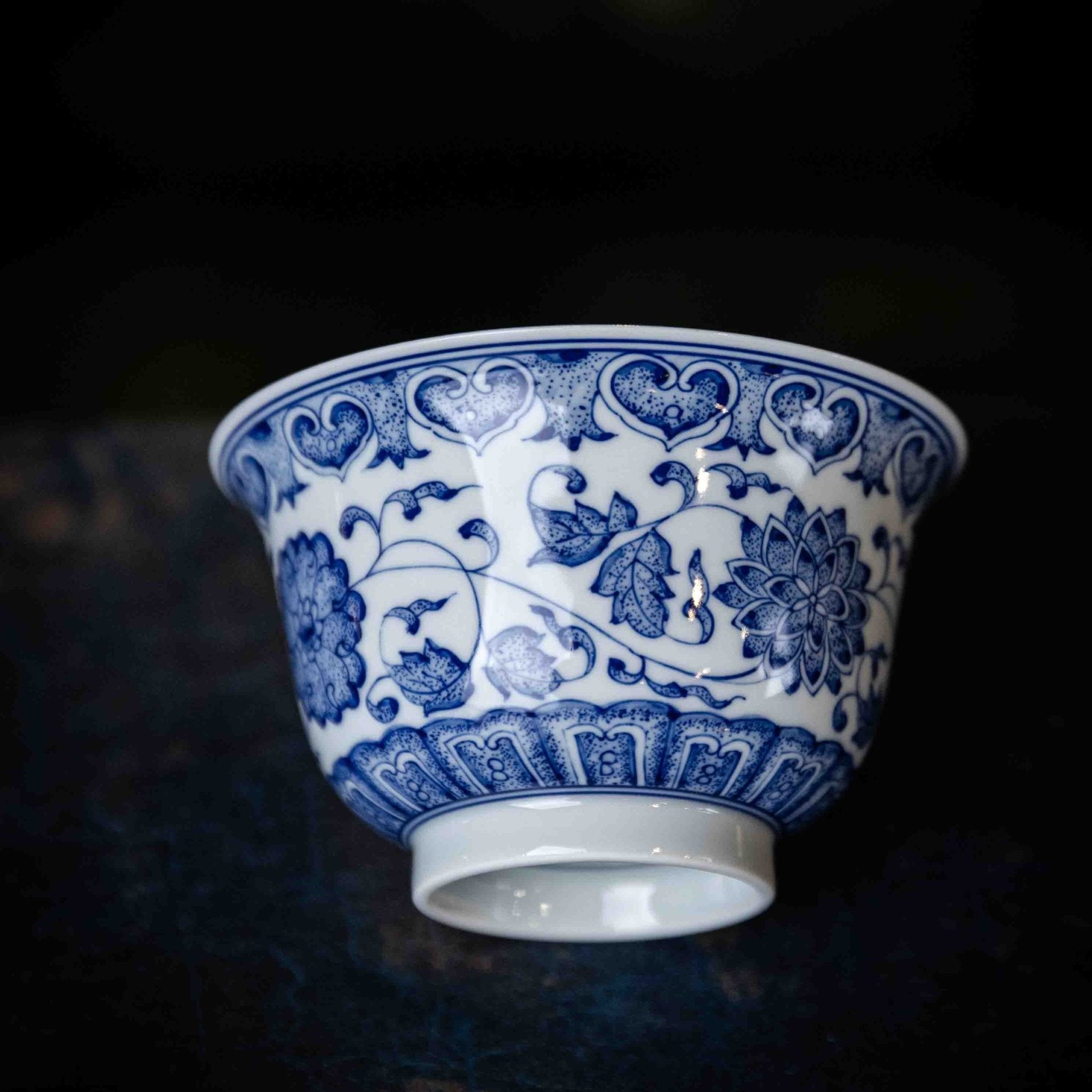Chan Zhi Lian 150cc - Jing De Zhen Porcelain Gaiwan - zycs_China