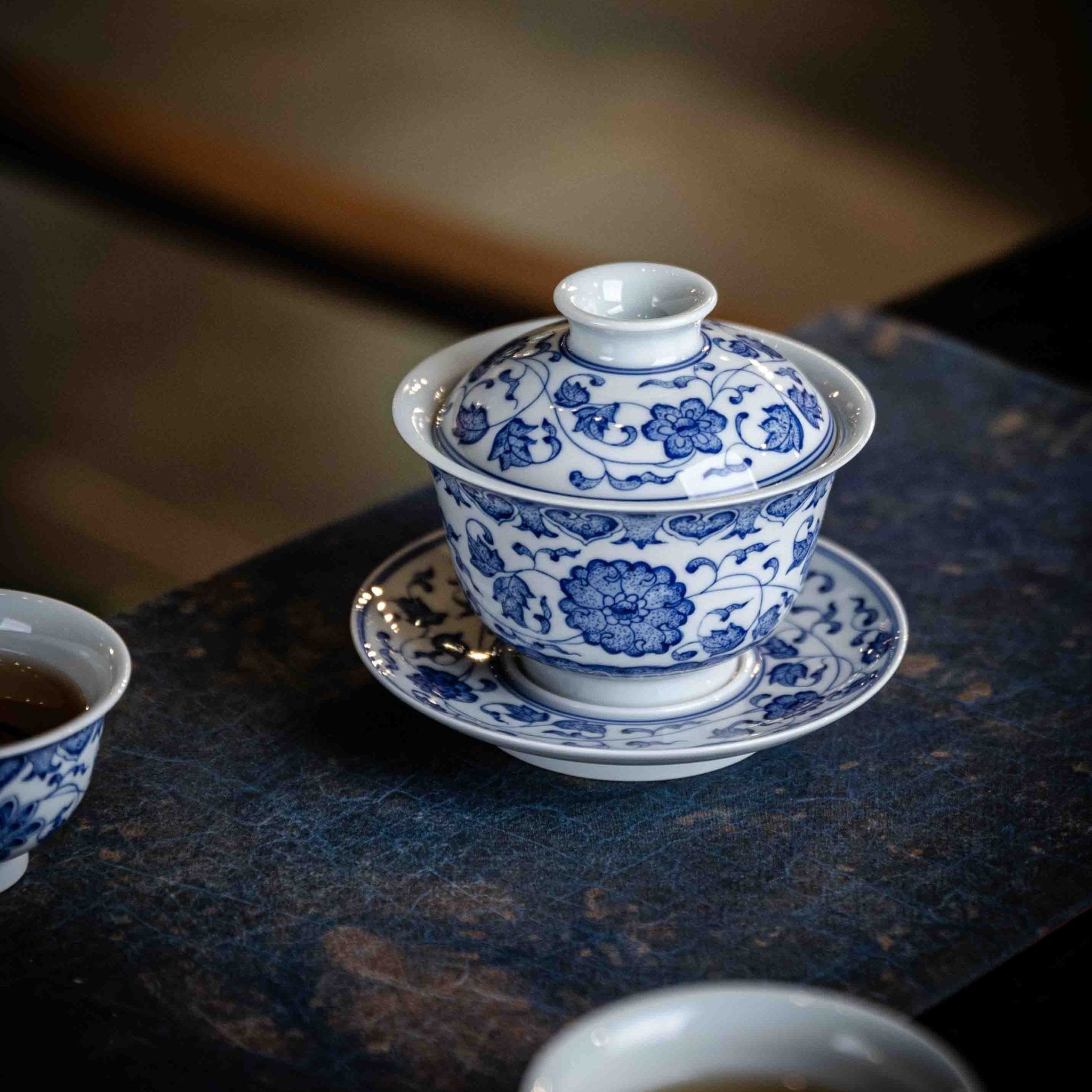 Chan Zhi Lian 150cc - Jing De Zhen Porcelain Gaiwan - zycs_China