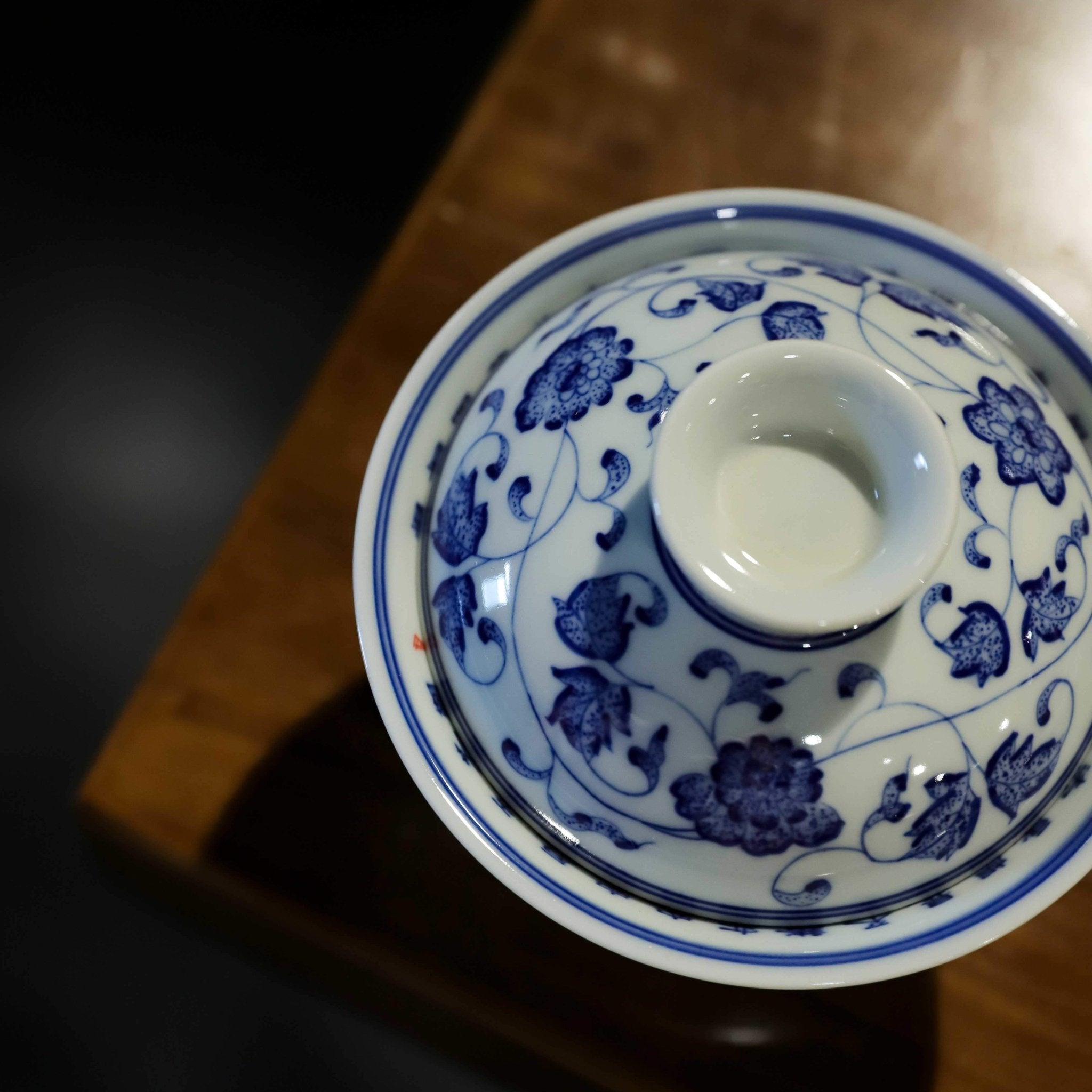 Chan Zhi Lian 150cc - Jing De Zhen Porcelain Gaiwan - zycs_China