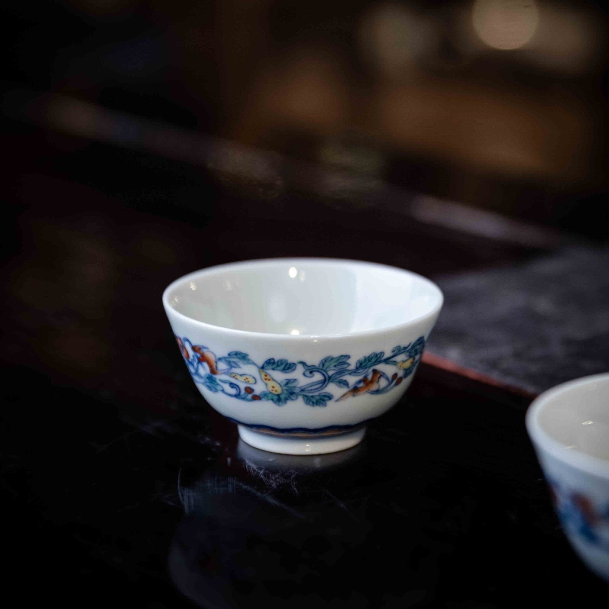 Chan Zhi Lian 150cc - Jing De Zhen Porcelain Gaiwan - zycs_China