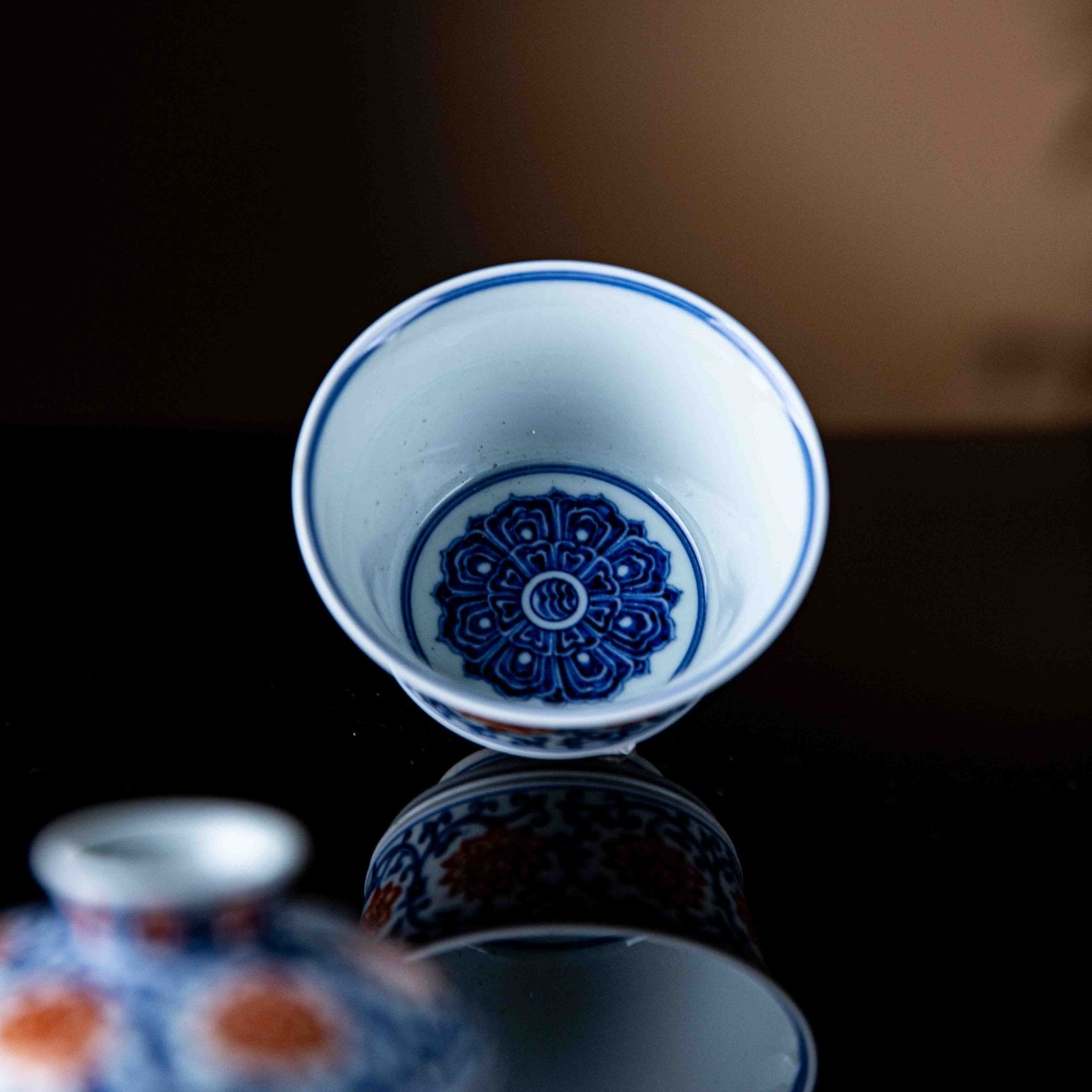 Chan Zhi Lian 150cc - Jing De Zhen Porcelain Gaiwan - zycs_China