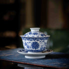 Chan Zhi Lian 150cc - Jing De Zhen Porcelain Gaiwan - zycs_China
