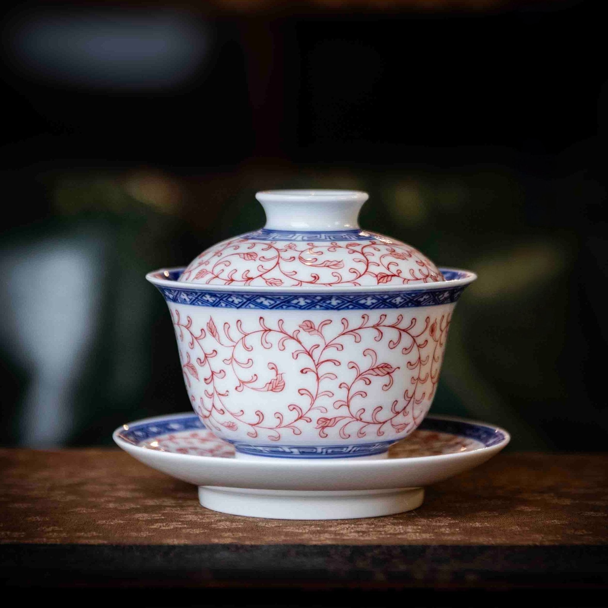 Chan Zhi Lian 160cc - Jing De Zhen Porcelain Gaiwan - zycs_China