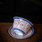 Chan Zhi Lian 160cc - Jing De Zhen Porcelain Gaiwan - zycs_China