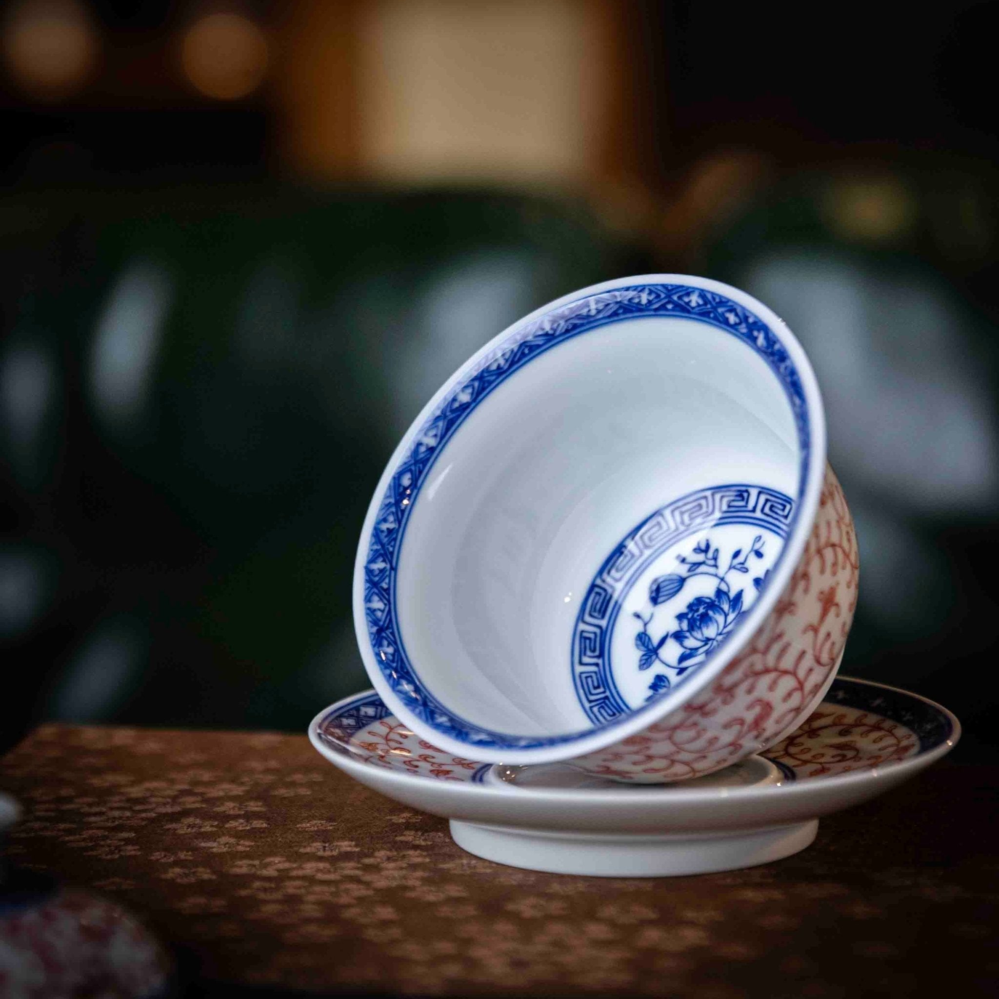 Chan Zhi Lian 160cc - Jing De Zhen Porcelain Gaiwan - zycs_China