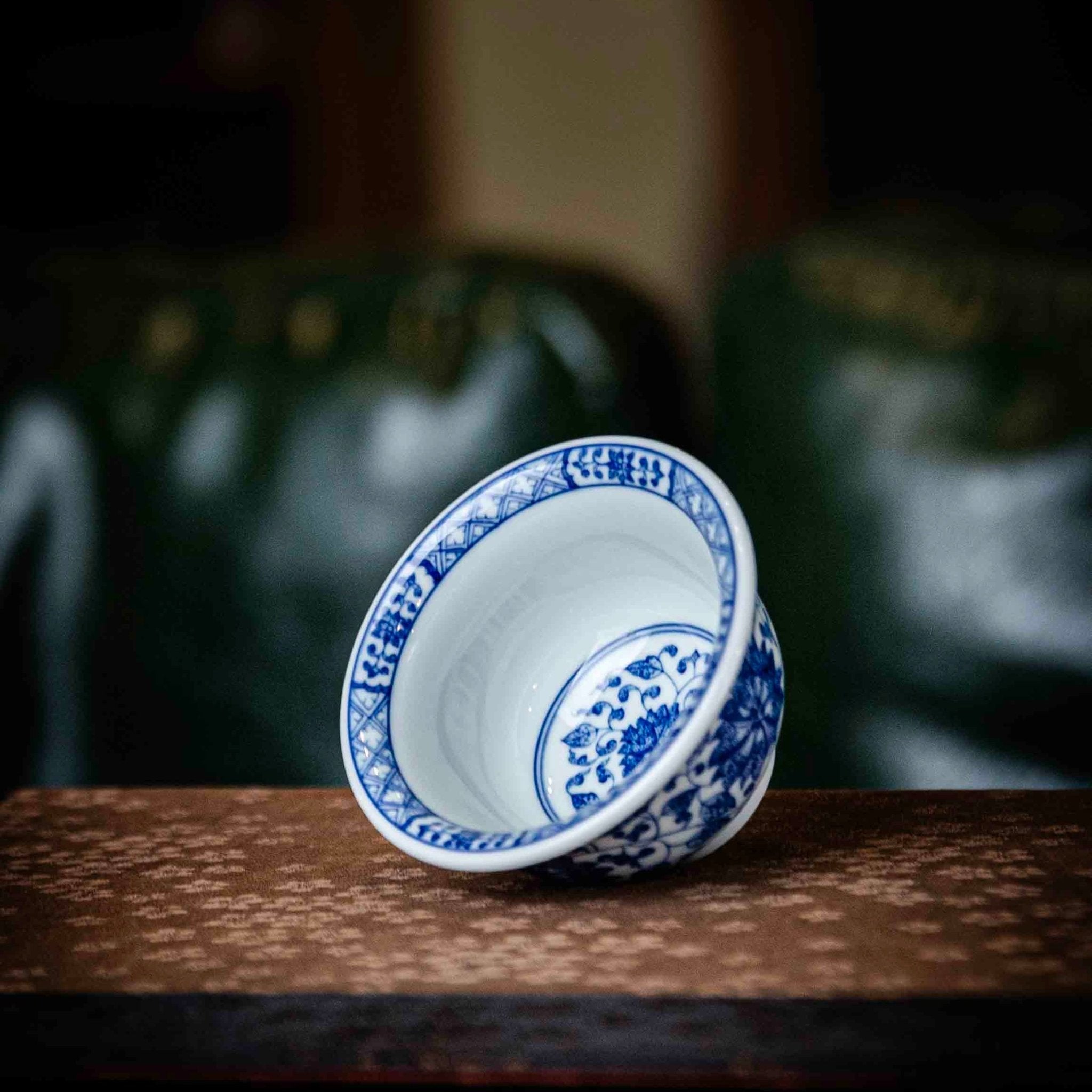 Chan Zhi Lian 160cc - Jing De Zhen Porcelain Gaiwan - zycs_China