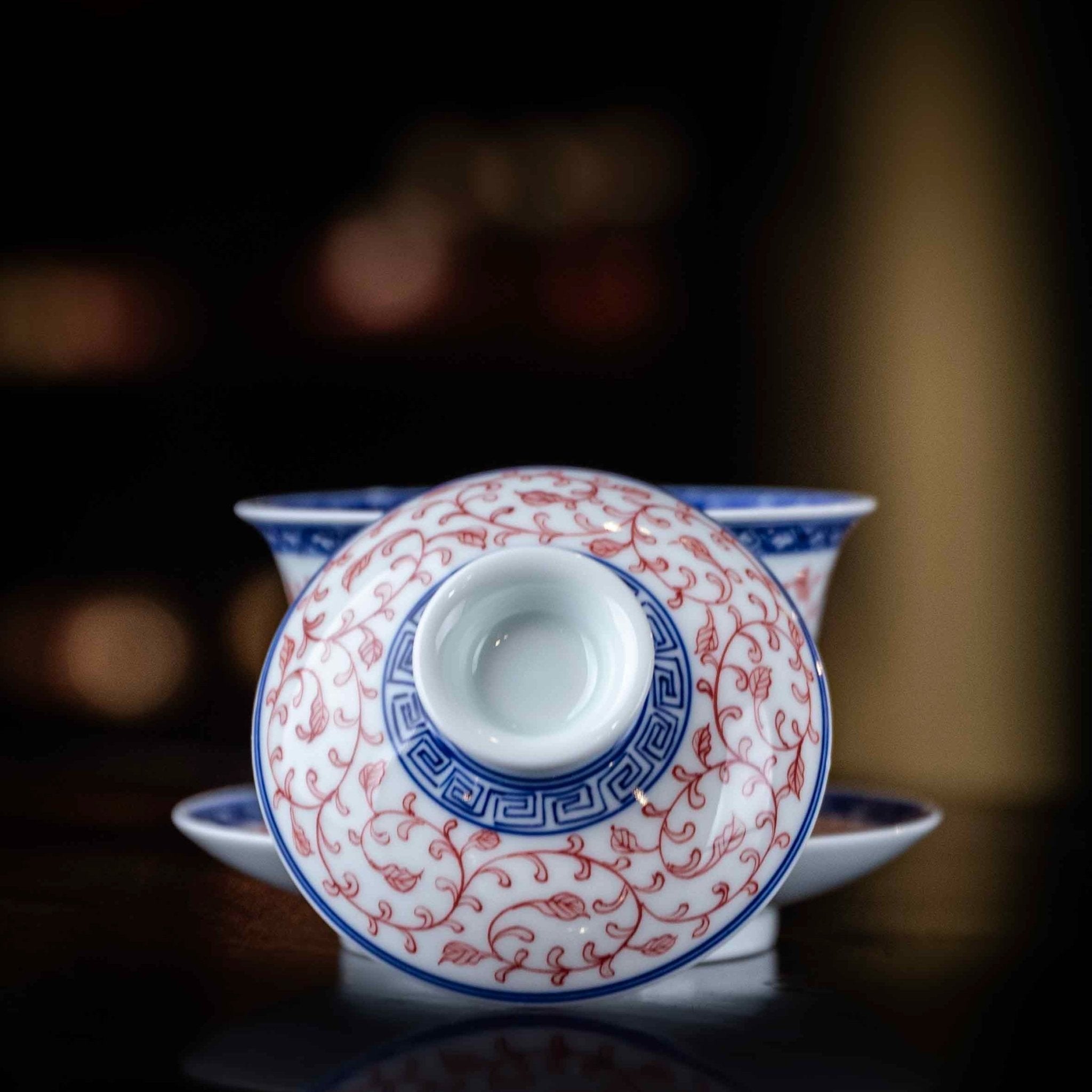 Chan Zhi Lian 160cc - Jing De Zhen Porcelain Gaiwan - zycs_China