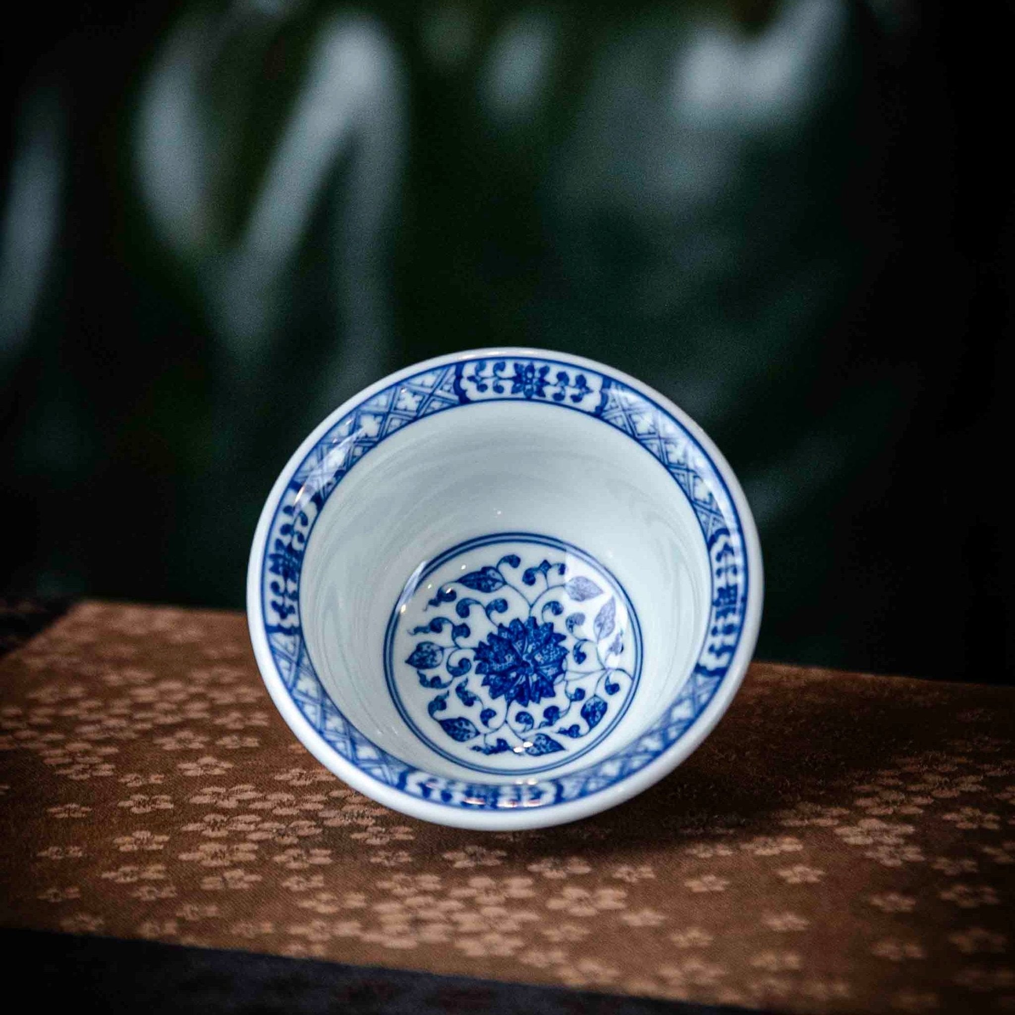 Chan Zhi Lian 160cc - Jing De Zhen Porcelain Gaiwan - zycs_China