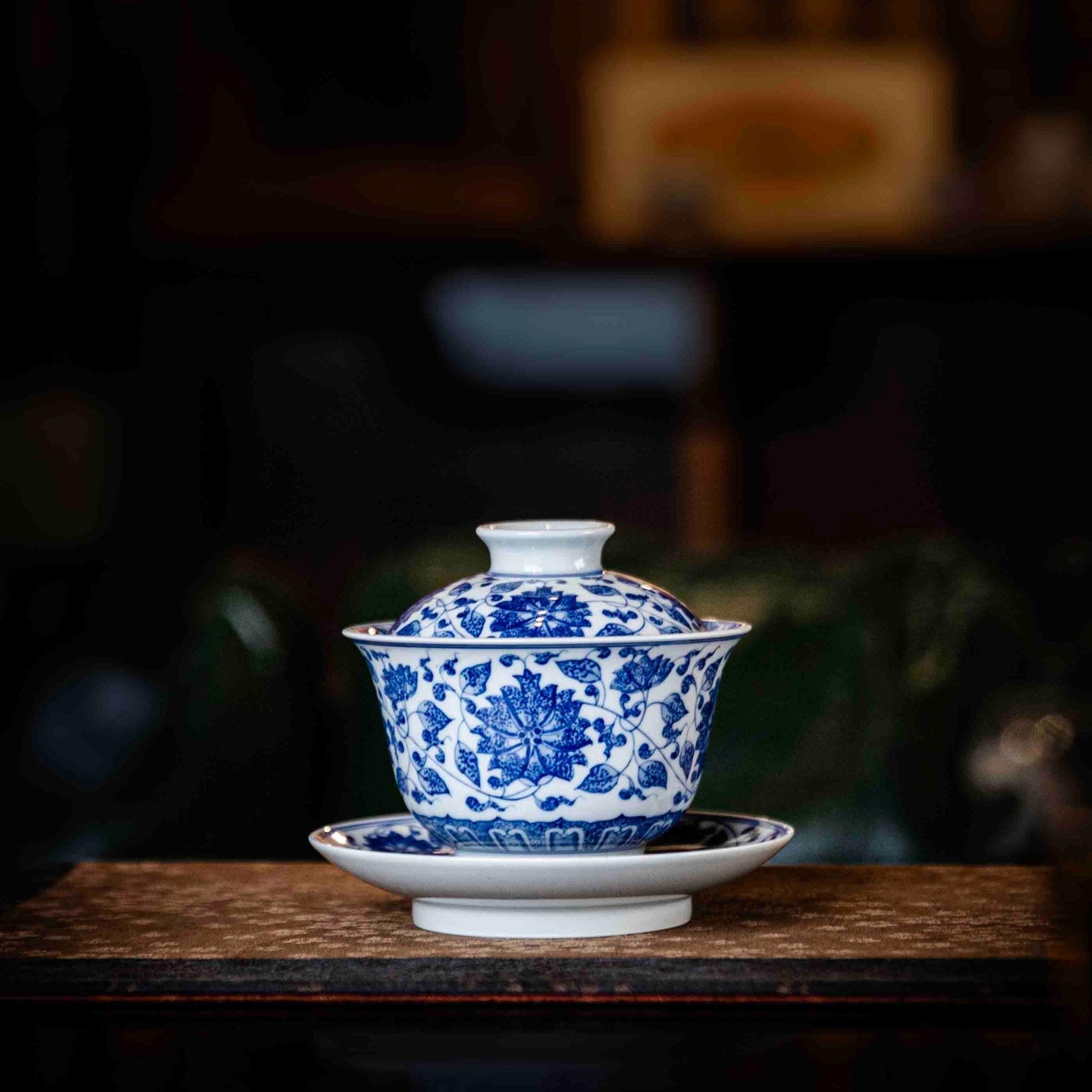 Chan Zhi Lian 160cc - Jing De Zhen Porcelain Gaiwan - zycs_China